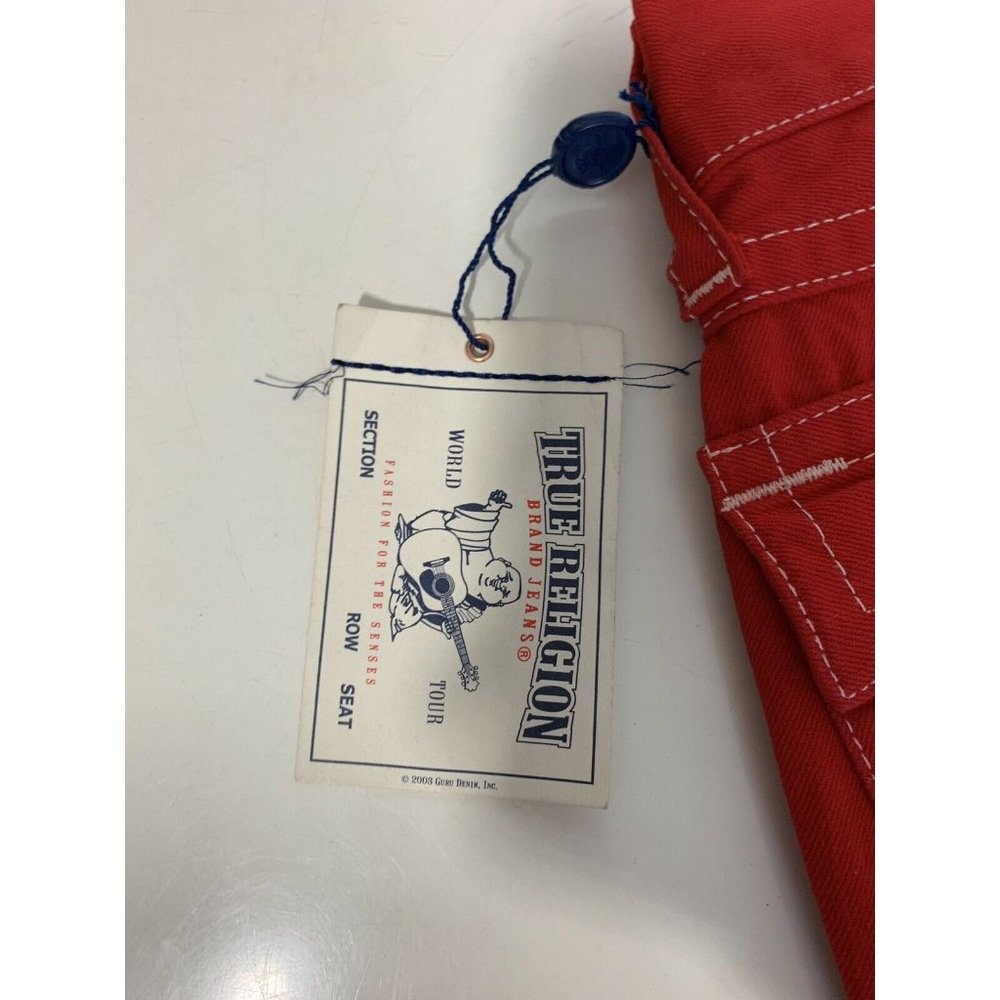 NWT True Religion Jeans Size 30 Red Color For Men - Picture 6 of 7